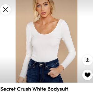 Bodysuit from Red dress boutique